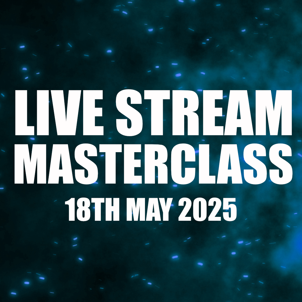Live Stream Magic Masterclass - 18th MAY 2025 | 2PM ET | 11AM PT | 7PM BST